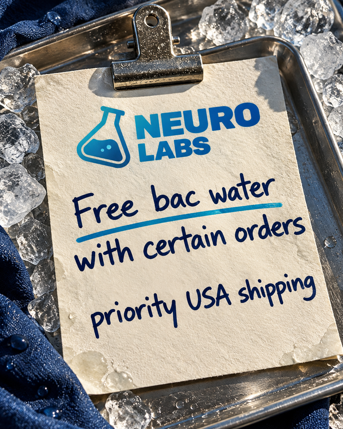 NL Facebook ad: NeuroLabs, Premium Research Peptides | ≥99% COA-Tested USA