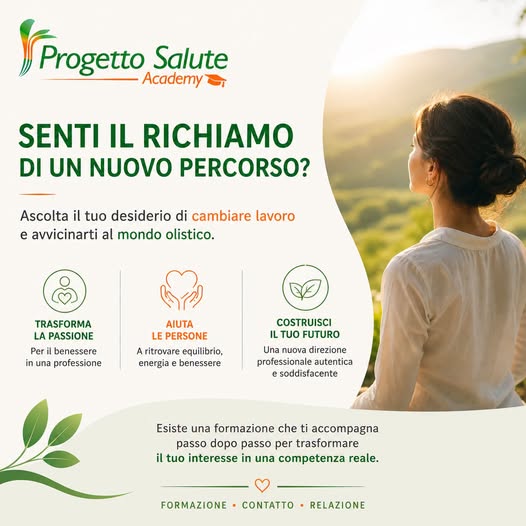 Progetto Salute Academy Facebook ad: Sapevi che il desiderio di cambiare lavoro e…