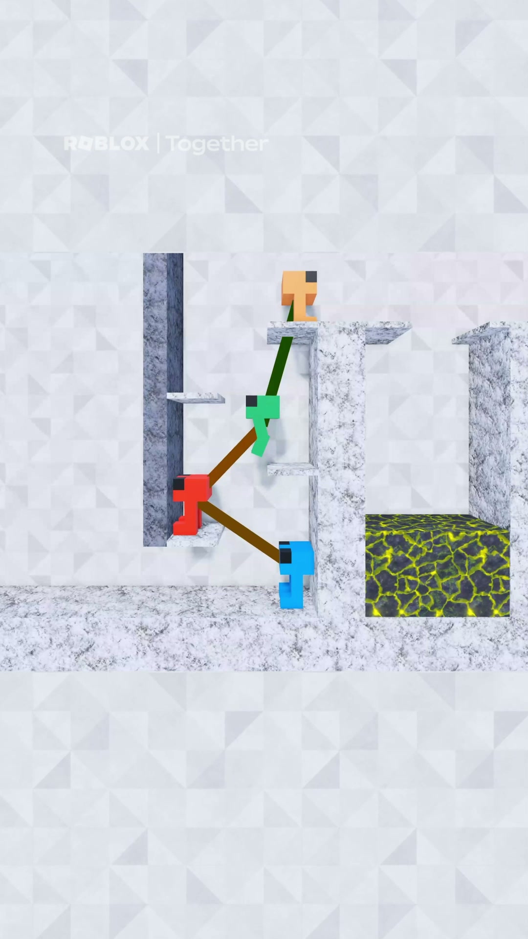 Roblox Facebook ad: Sync your moves or slip.