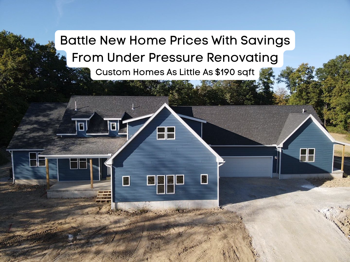 Under Pressure Renovating LLC. Facebook ad: Battle Home Prices With SAVINGS From Under Pressure…