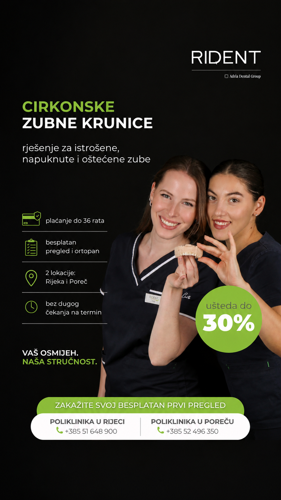 Rident Hrvatska Facebook ad
