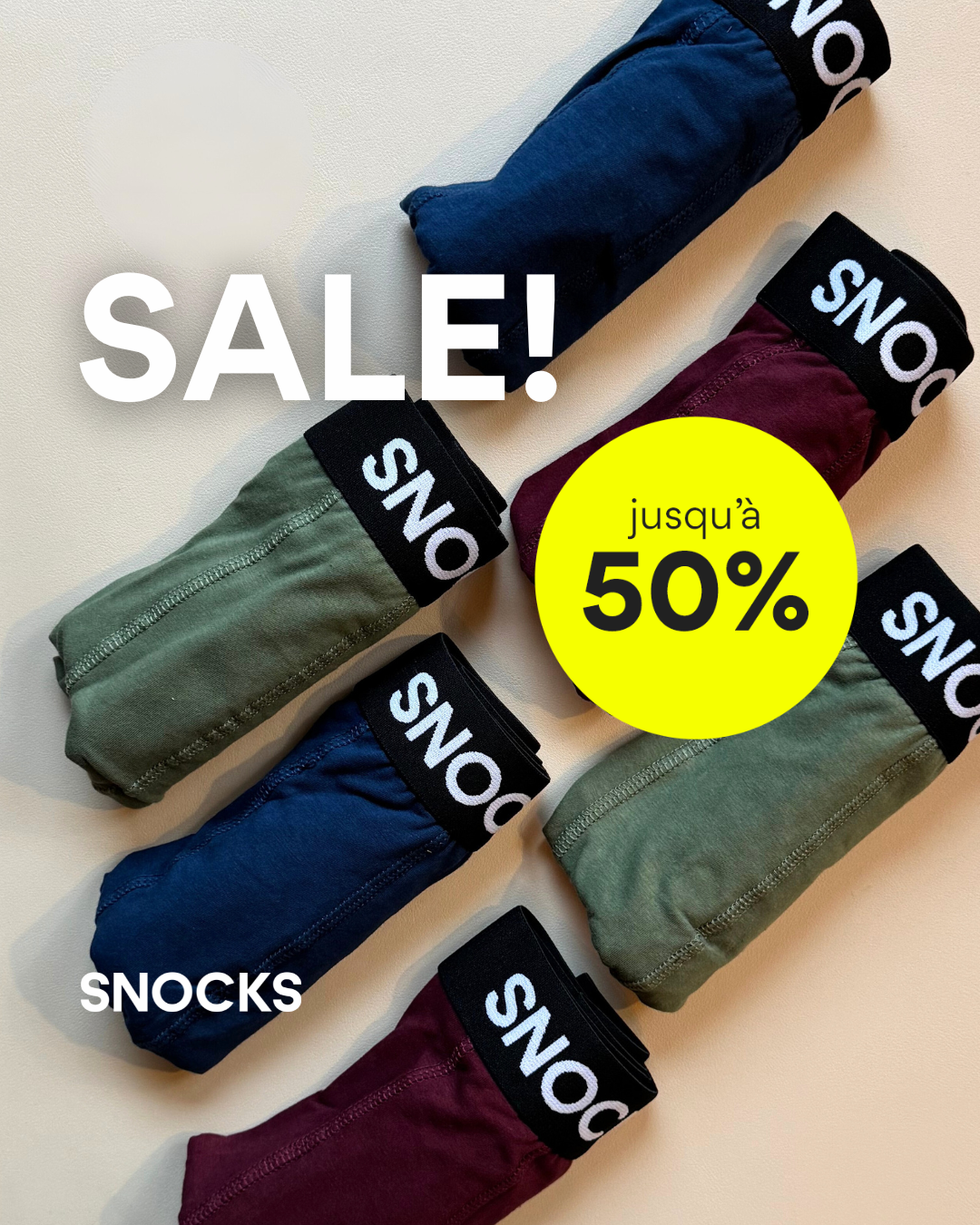 Snocks Facebook ad