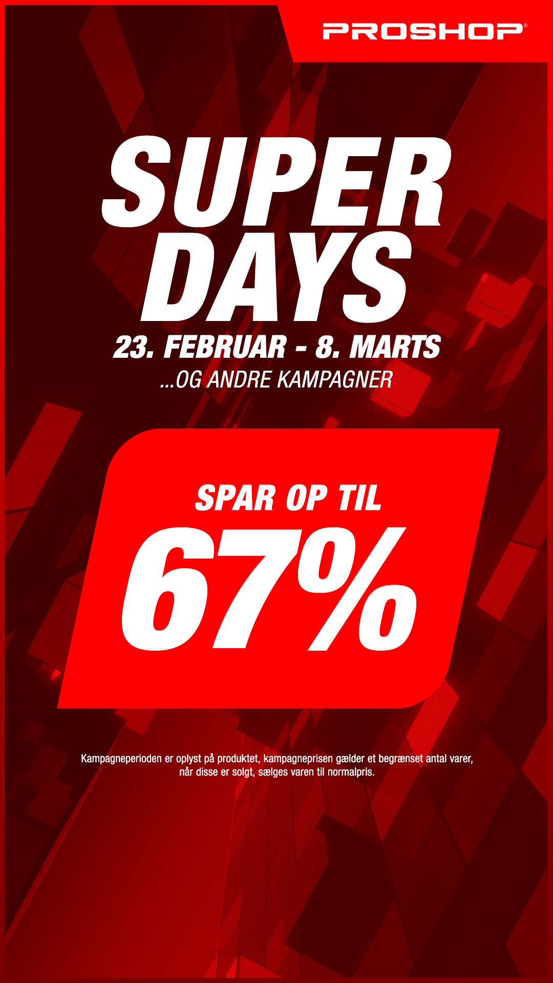 Proshop Facebook ad