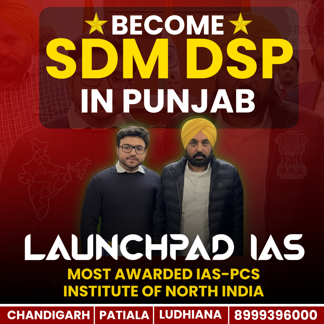 LaunchPad IAS Institute Facebook ad: Dream of becoming an SDM or DSP in…