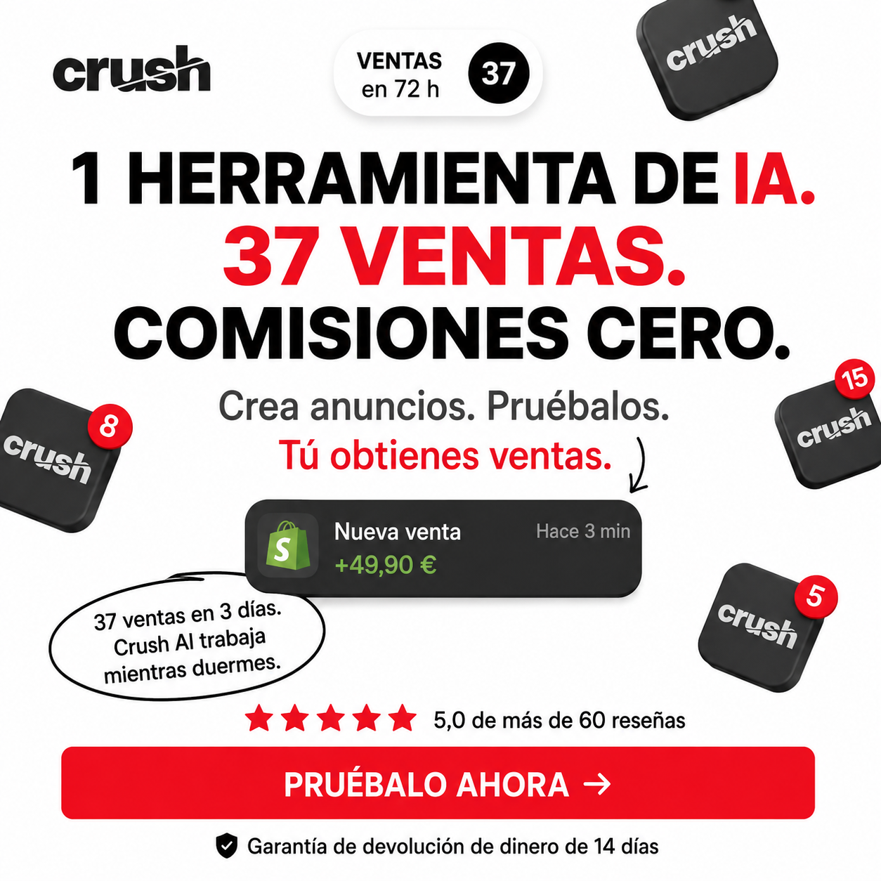 trycrush.ai Facebook ad