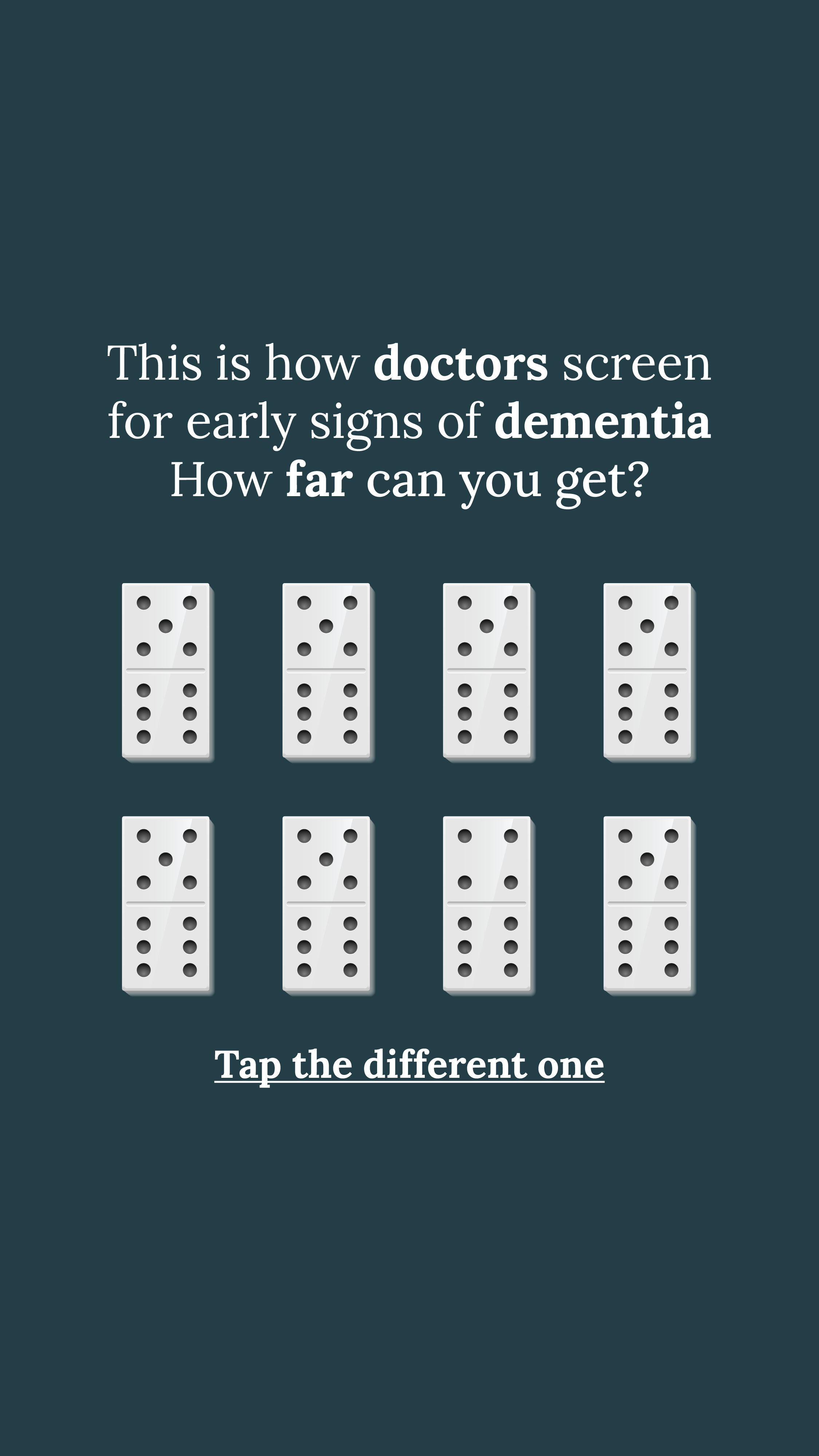 Brain Health Check Facebook ad