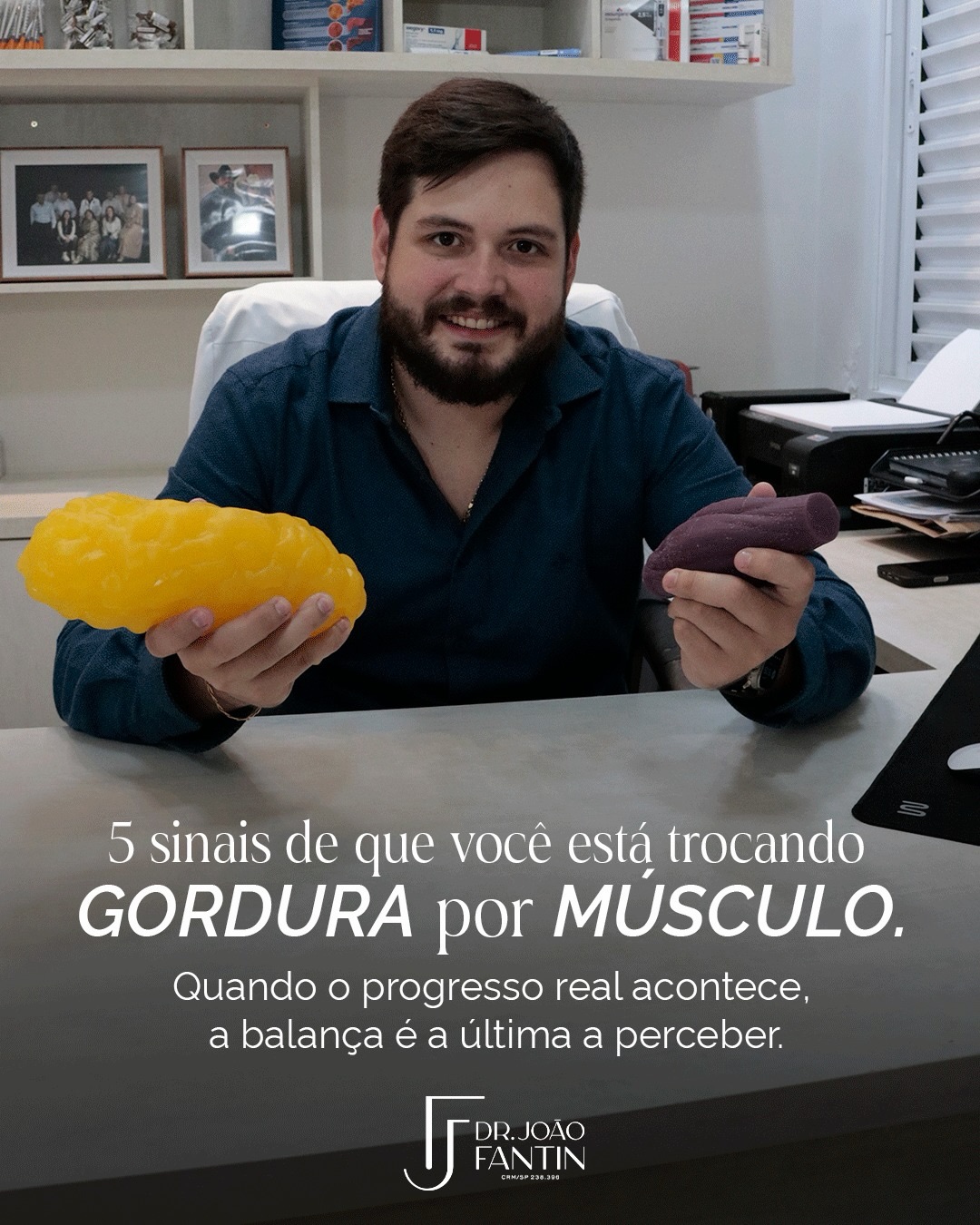 Dr. Joao Fantin Facebook ad: Peso estagnado nem sempre é sinal de fracasso.