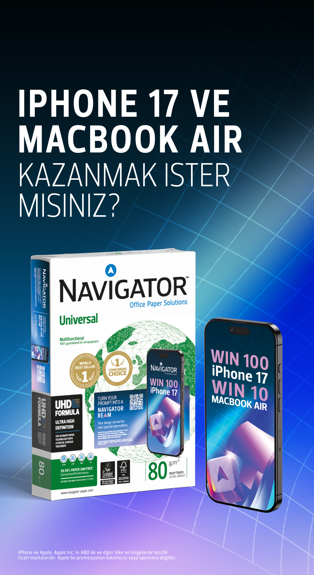 Navigator Paper Facebook ad: Navigator, Turn your prompt into a Navigator ream