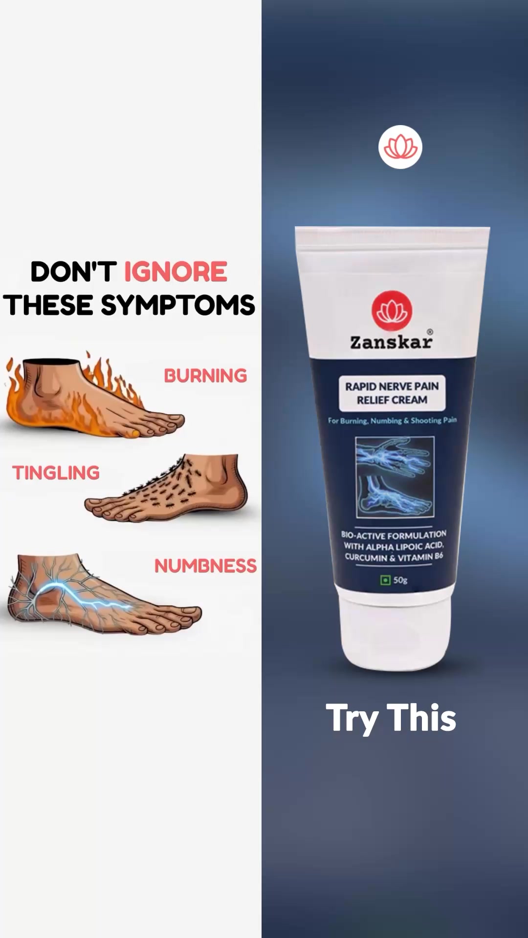 Zanskar: Muscle & Joint Relief Facebook ad
