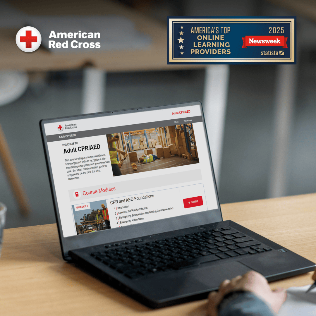 American Red Cross Training Services Facebook ad