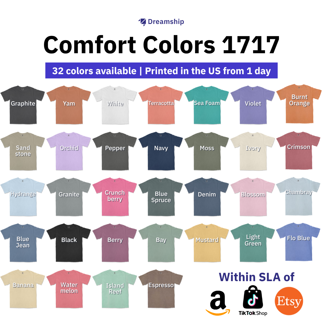 Dreamship Vietnam Facebook ad: Unisex Comfort Colors 1717 Heavyweight T-Shirt - CC1717…
