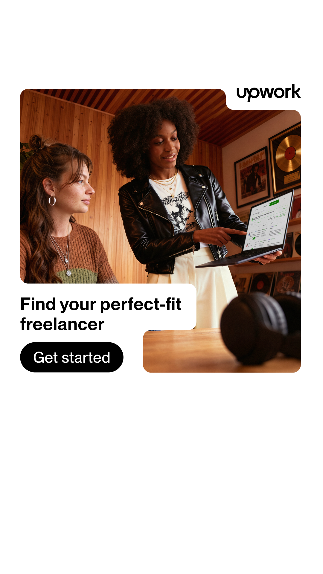 Upwork Facebook ad