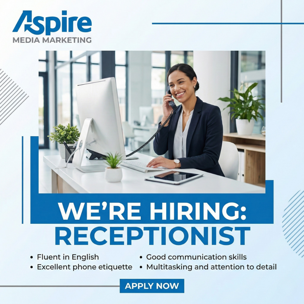 Aspire Media Marketing Facebook ad: Join Our Team as a Remote Virtual Assistant!