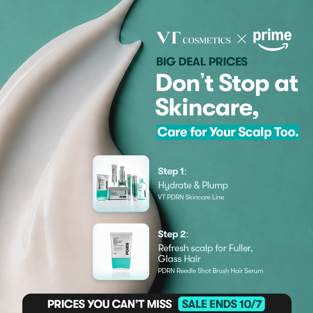 VT Cosmetics KOREA Global Facebook ad: Prime Big Deal Days: Better Hair Starts Here