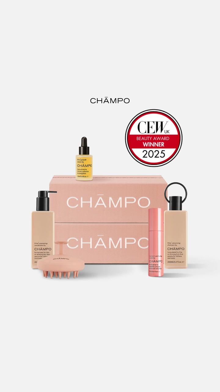 Chāmpo Haircare Facebook ad: For Thicker, Fuller Hair