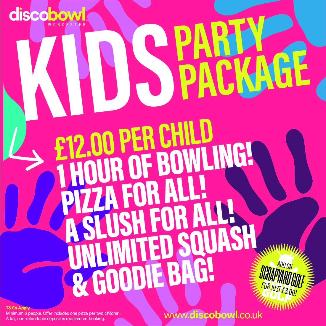 Discobowl Worcester Facebook ad