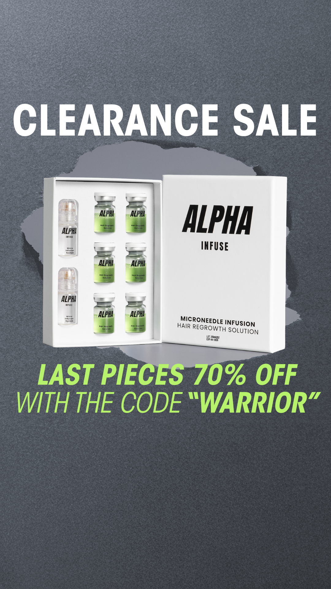 AlphaInfuse Facebook ad