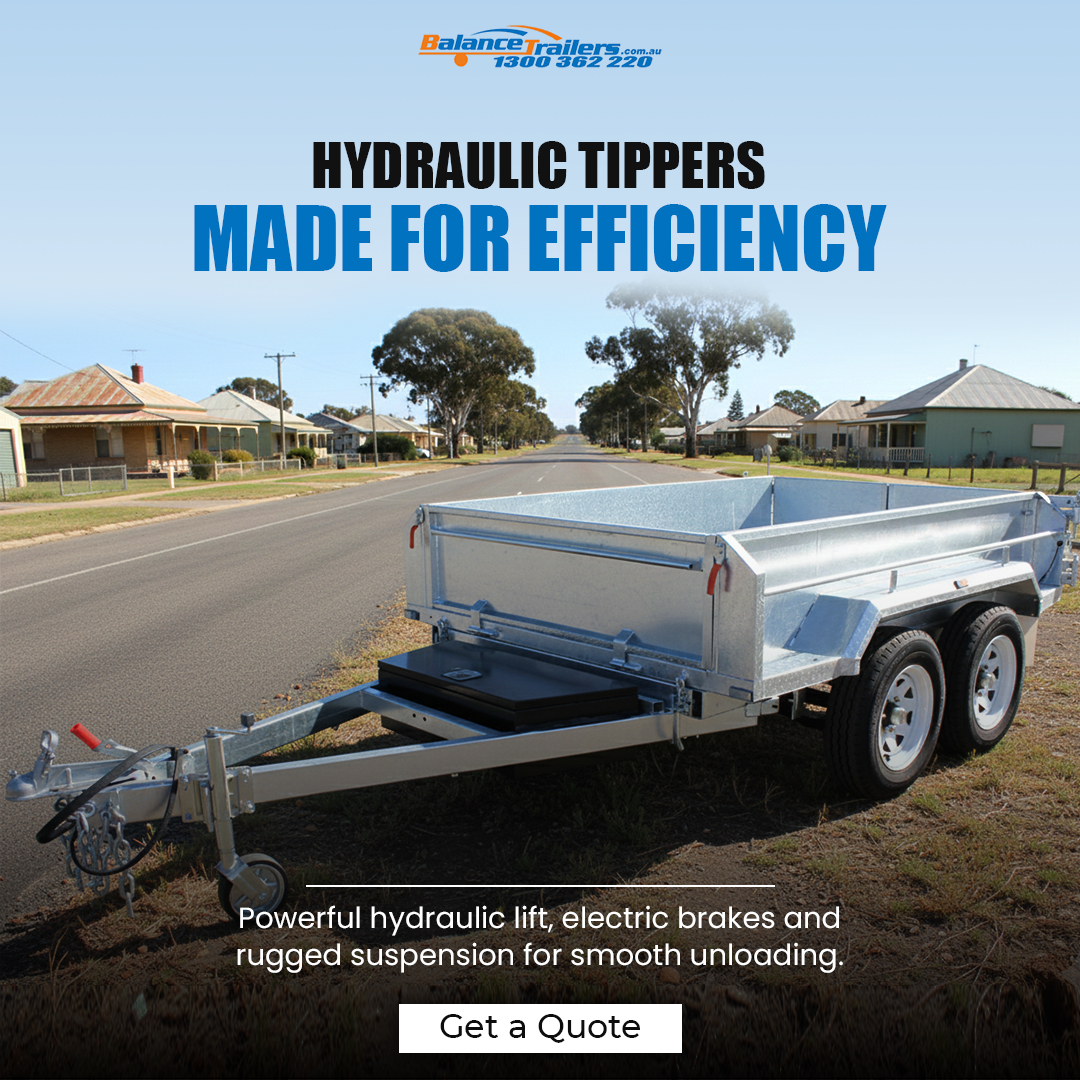 Balance Trailers Facebook ad: Built tough for Australian conditions.