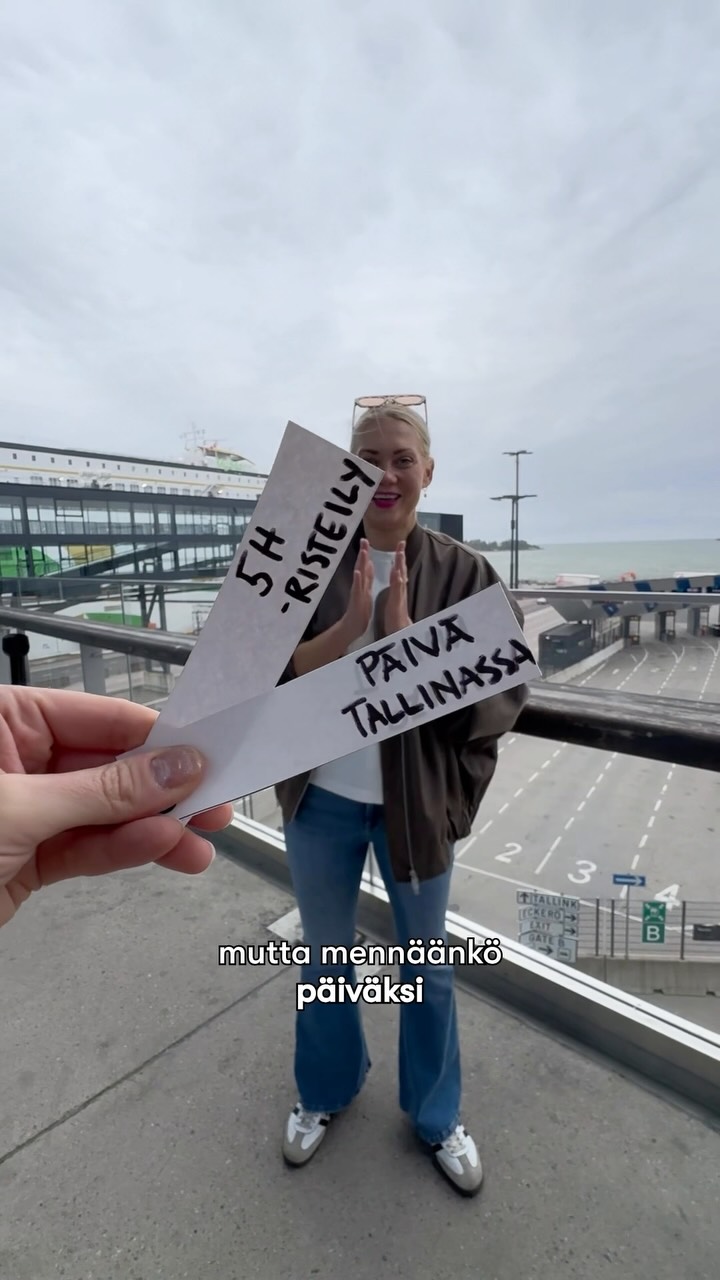 Tallink Silja Suomi Facebook ad: 5 h -risteilylle vai Päiväksi Tallinnaan Tallink Shuttle…