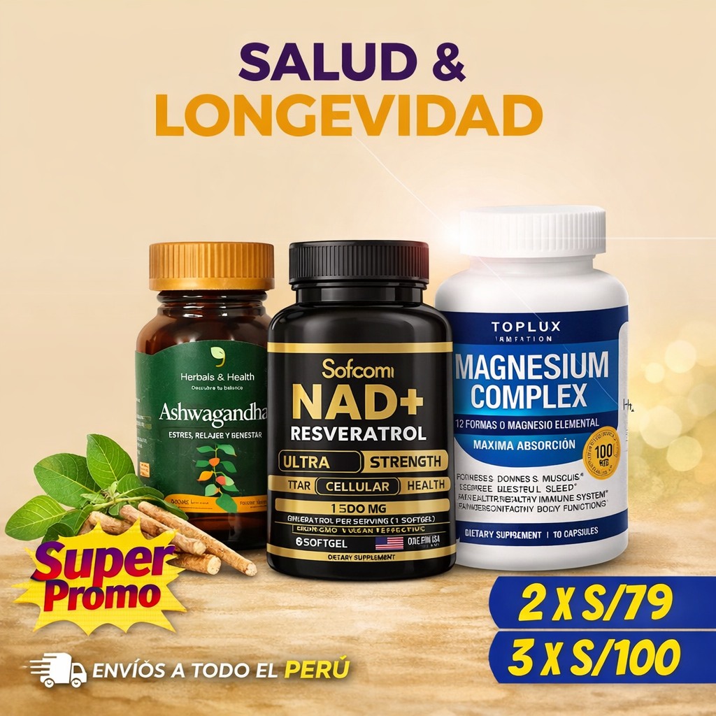 Suplementos USA Facebook ad: **PROMOCIÓN ESPECIAL**