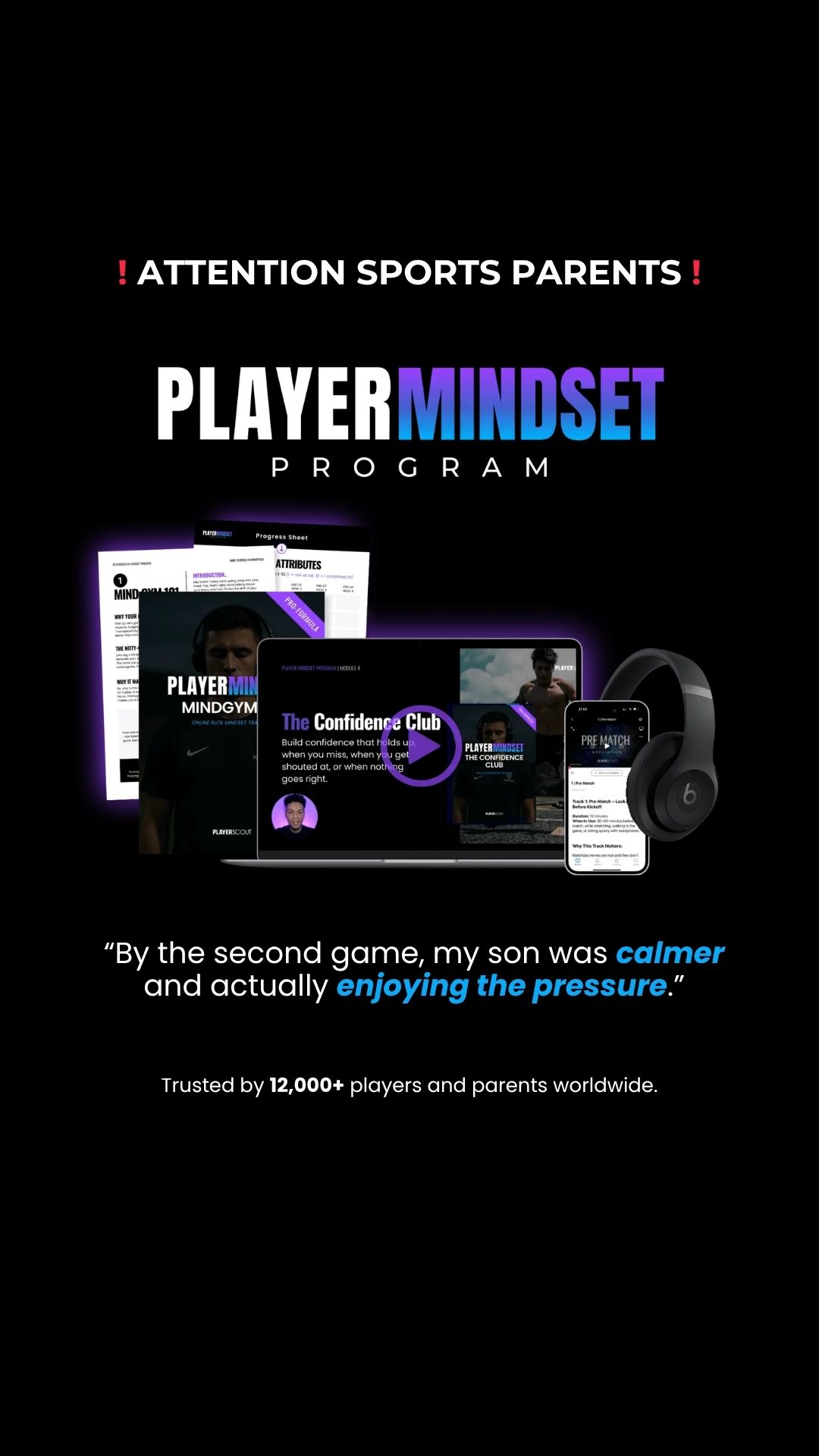 Player Scout Facebook ad