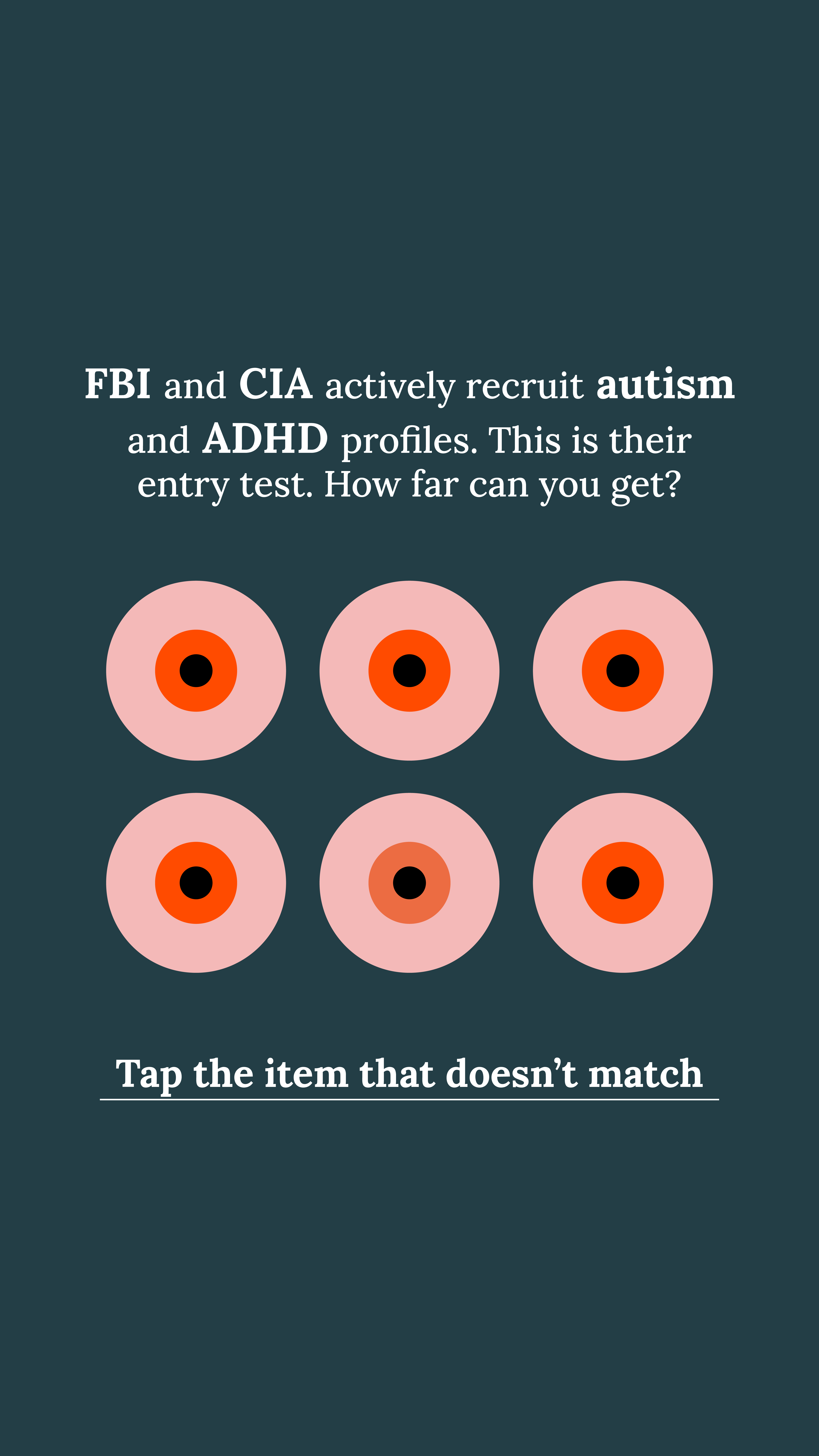 Brain Health Check Facebook ad