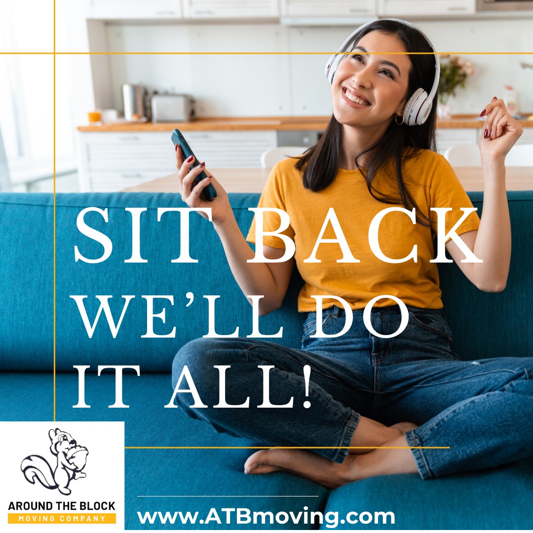 Around the Block Moving Facebook ad: We make moving fun!