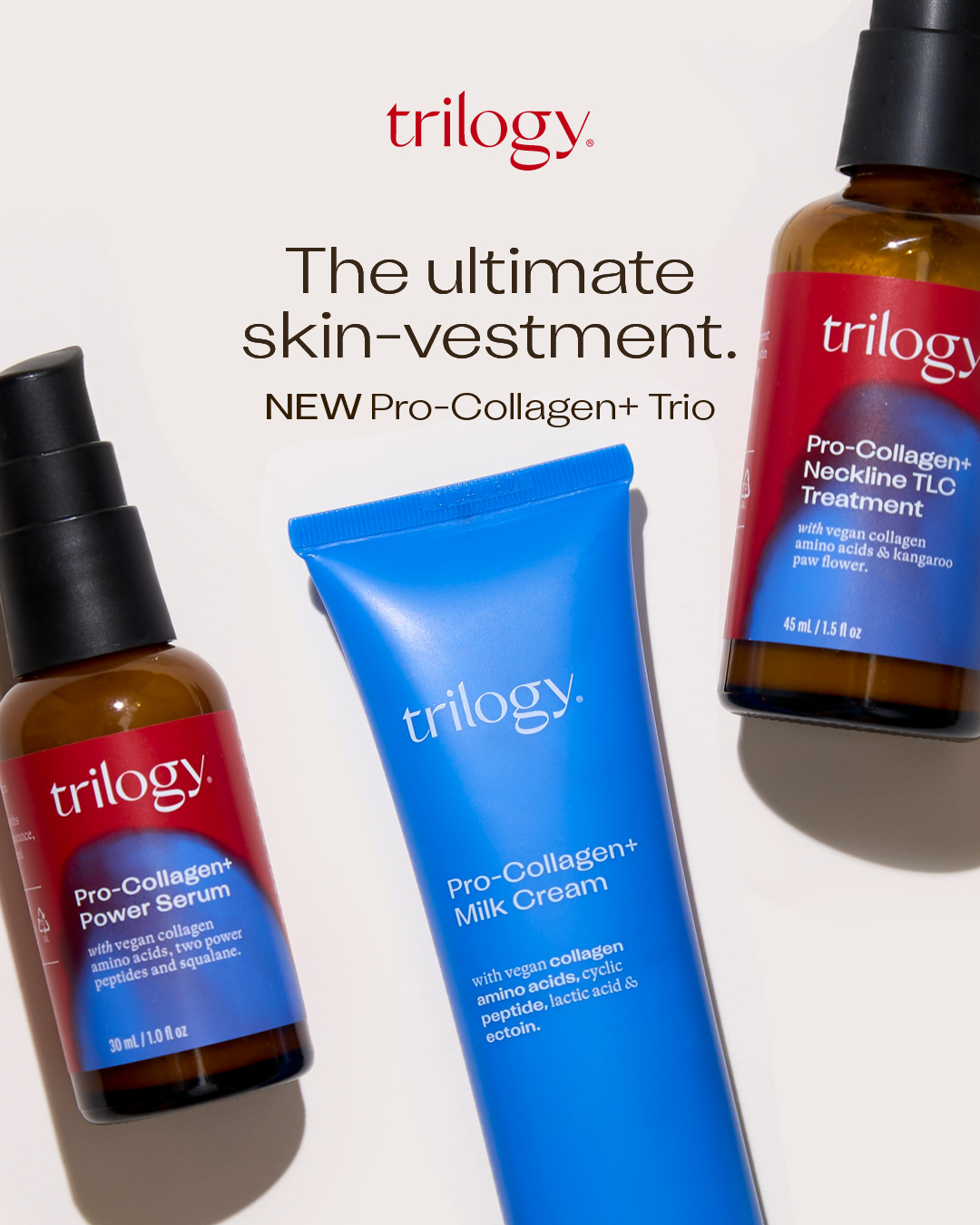 Trilogy Natural Skincare Facebook ad