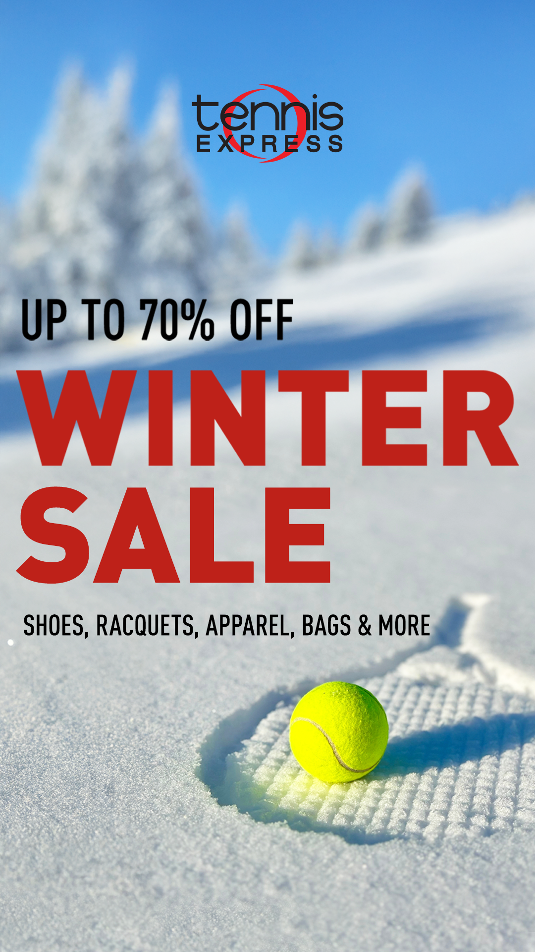 Tennis Express Facebook ad