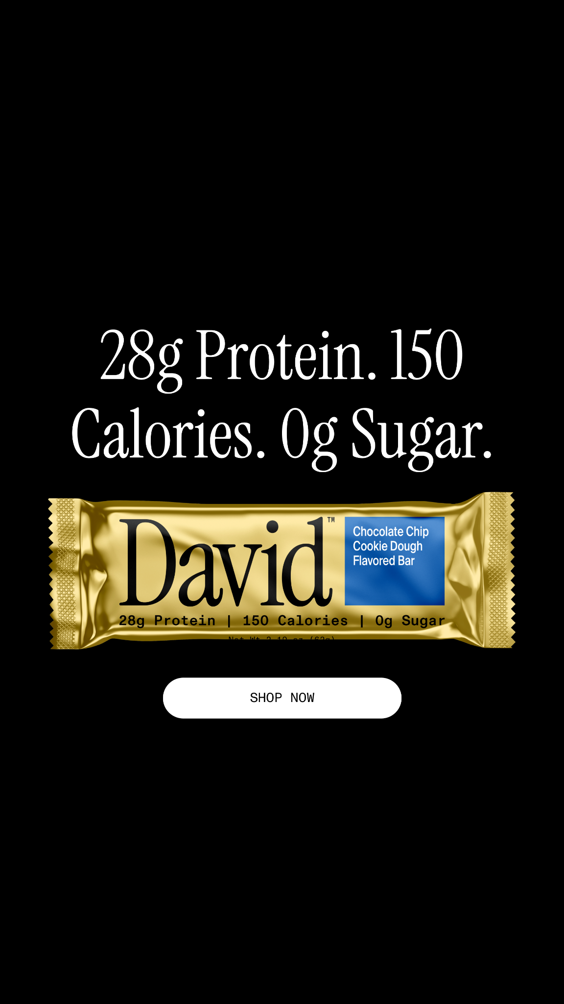 David Protein Facebook ad