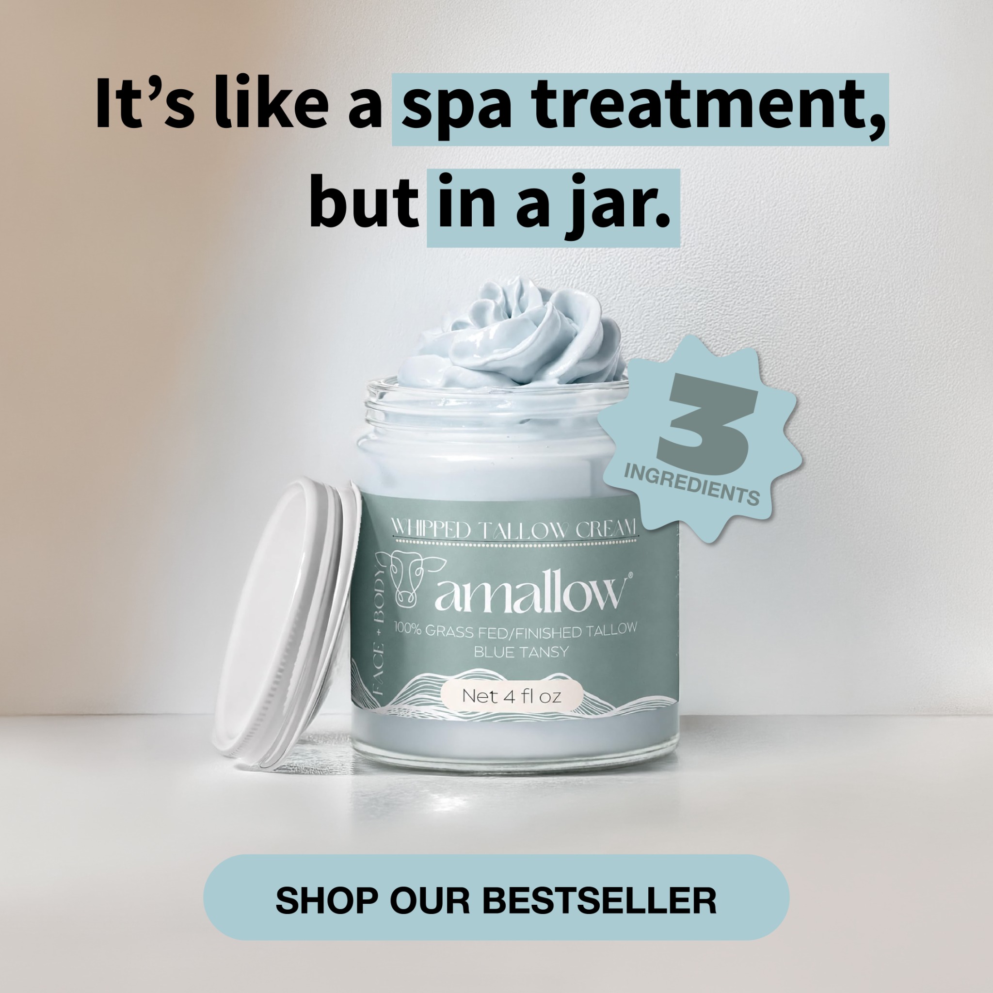 Amallow Naturals Facebook ad