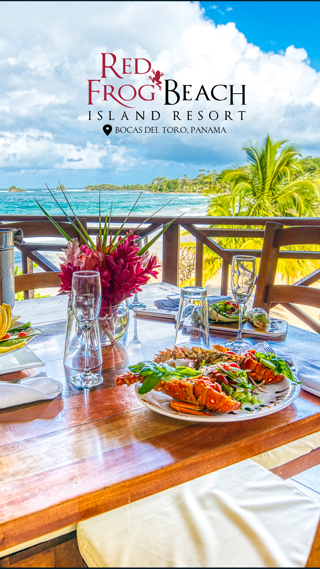 RED FROG BEACH Resort Facebook ad from Jul 9, 2026