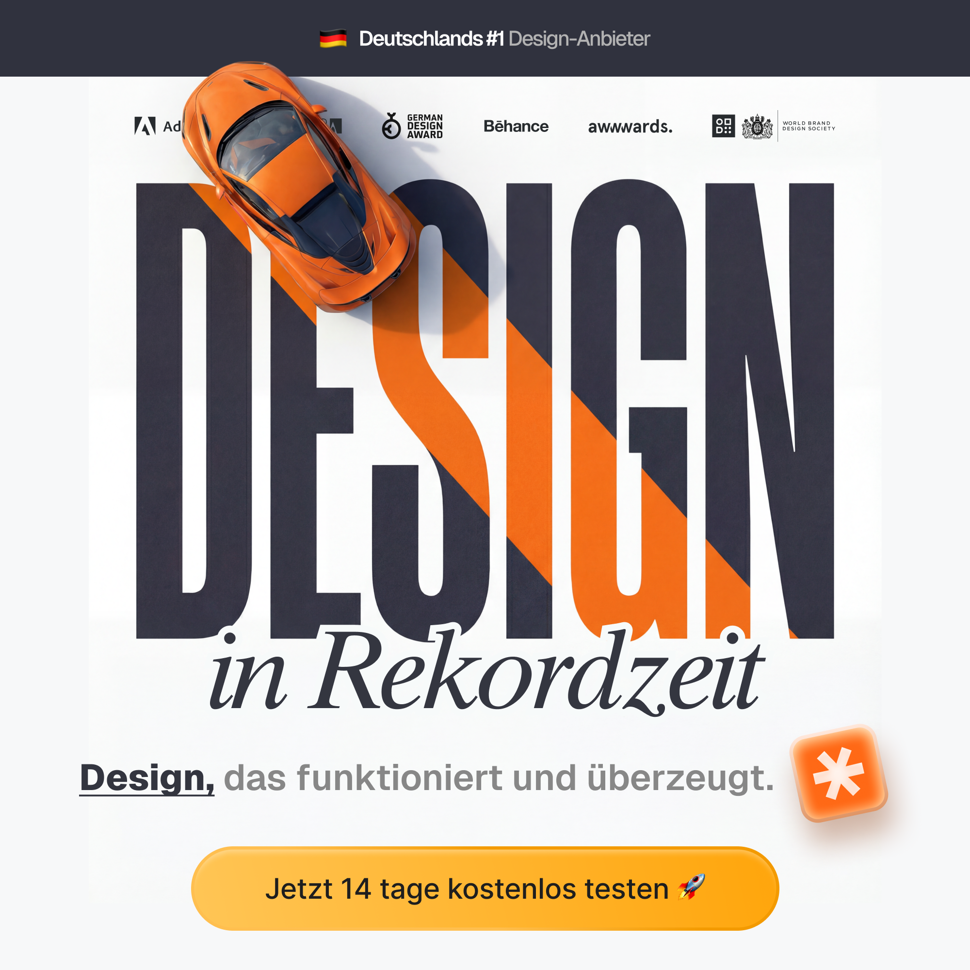 Designwithblink Facebook ad: Jetzt gratis testen