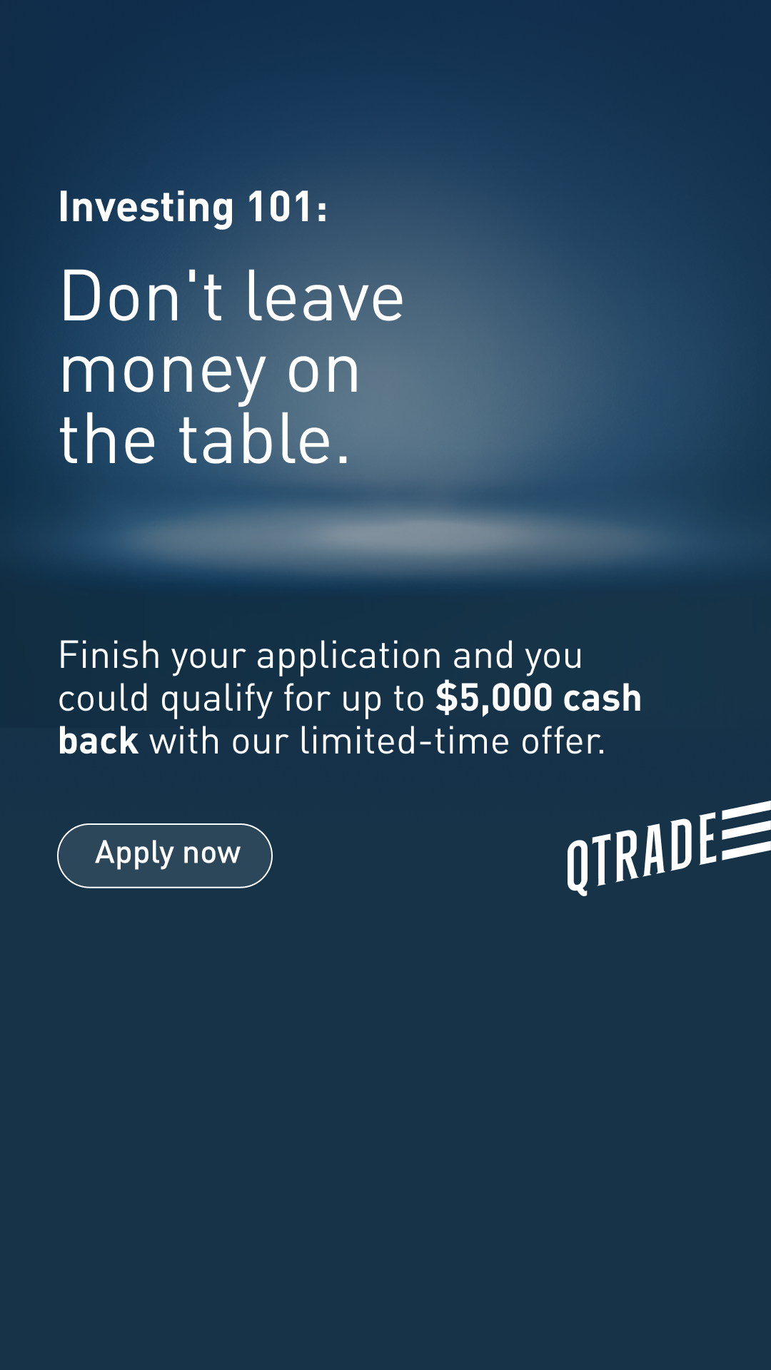 Qtrade Facebook ad from Jan 6, 2026