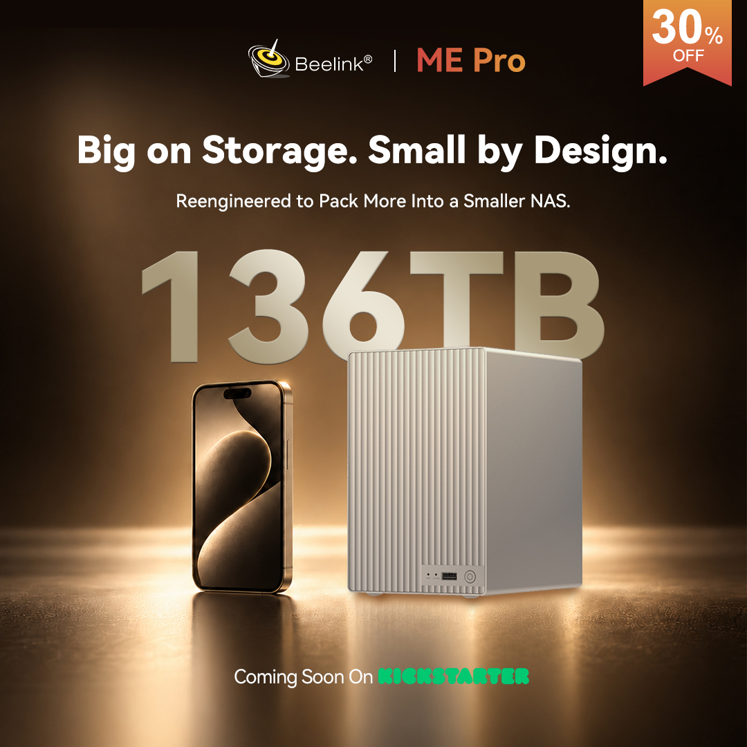 Beelink Facebook ad: Beelink ME Pro - The Ultimate Future-Proof NAS