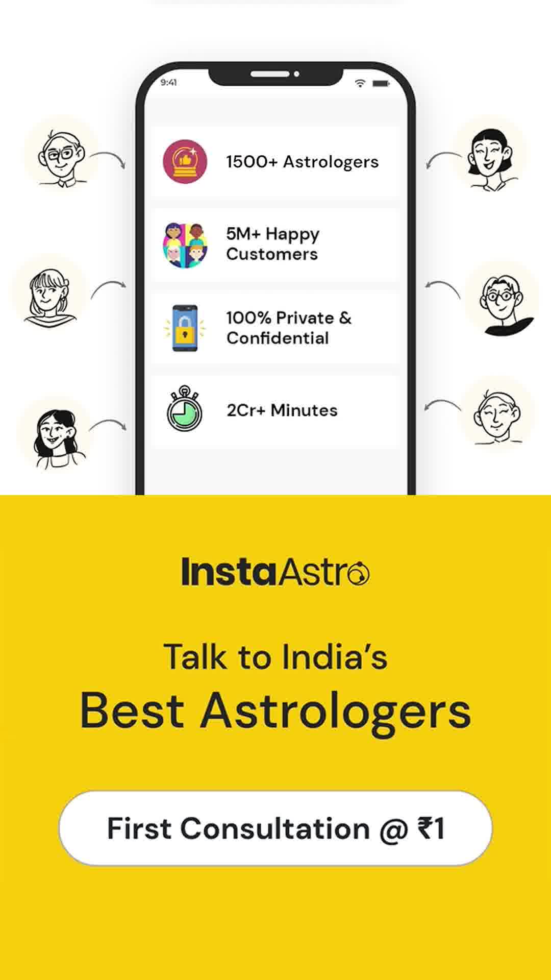 InstaAstro Facebook ad from Dec 30, 2024