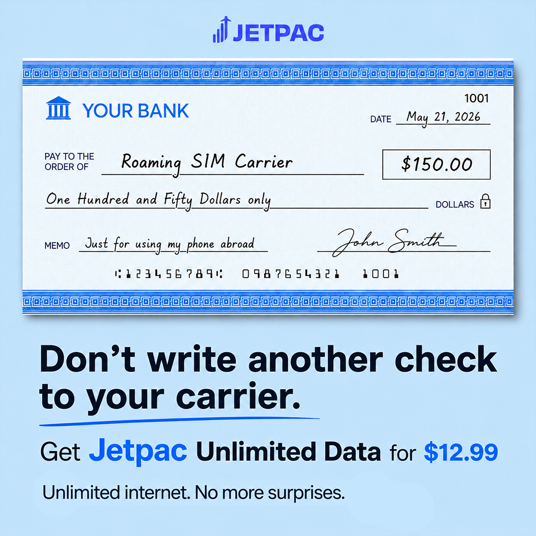 Jetpac Facebook ad