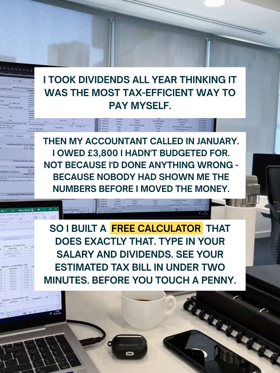 Dennis Chen- DC Accountants Facebook ad: Free Salary & Dividends Calculator | Save Thousands on Tax…