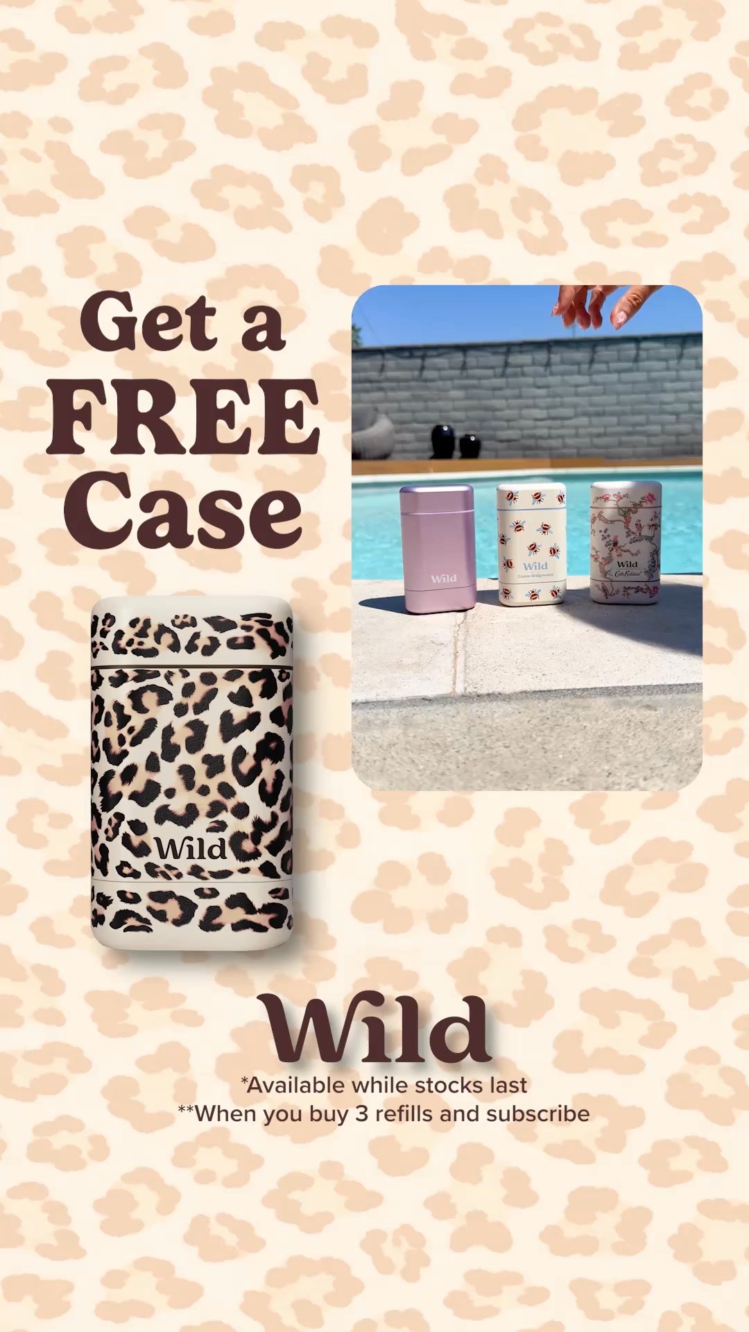 Blusher Facebook ad: Free case? Say less!