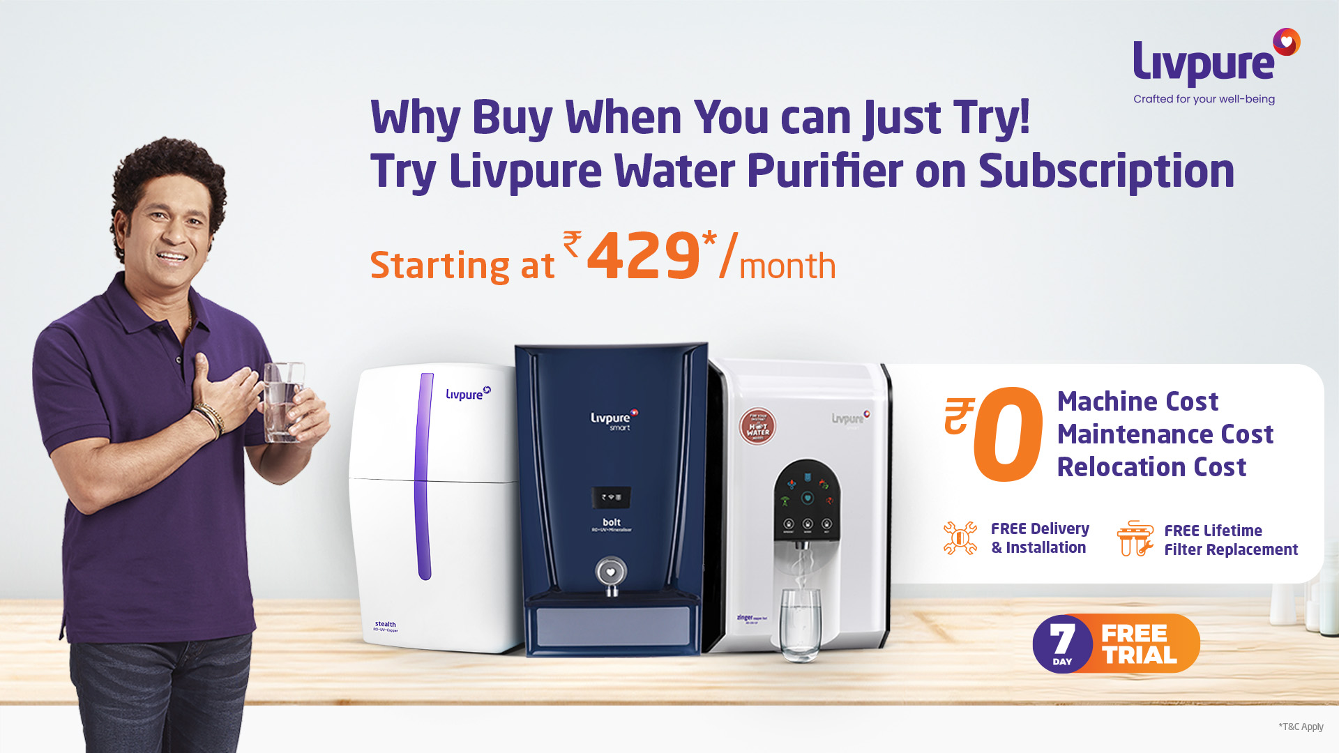 Livpure India Facebook ad