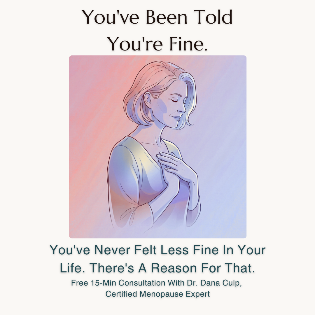 Thrive Midlife Medicine Facebook ad: Struggling with perimenopause?