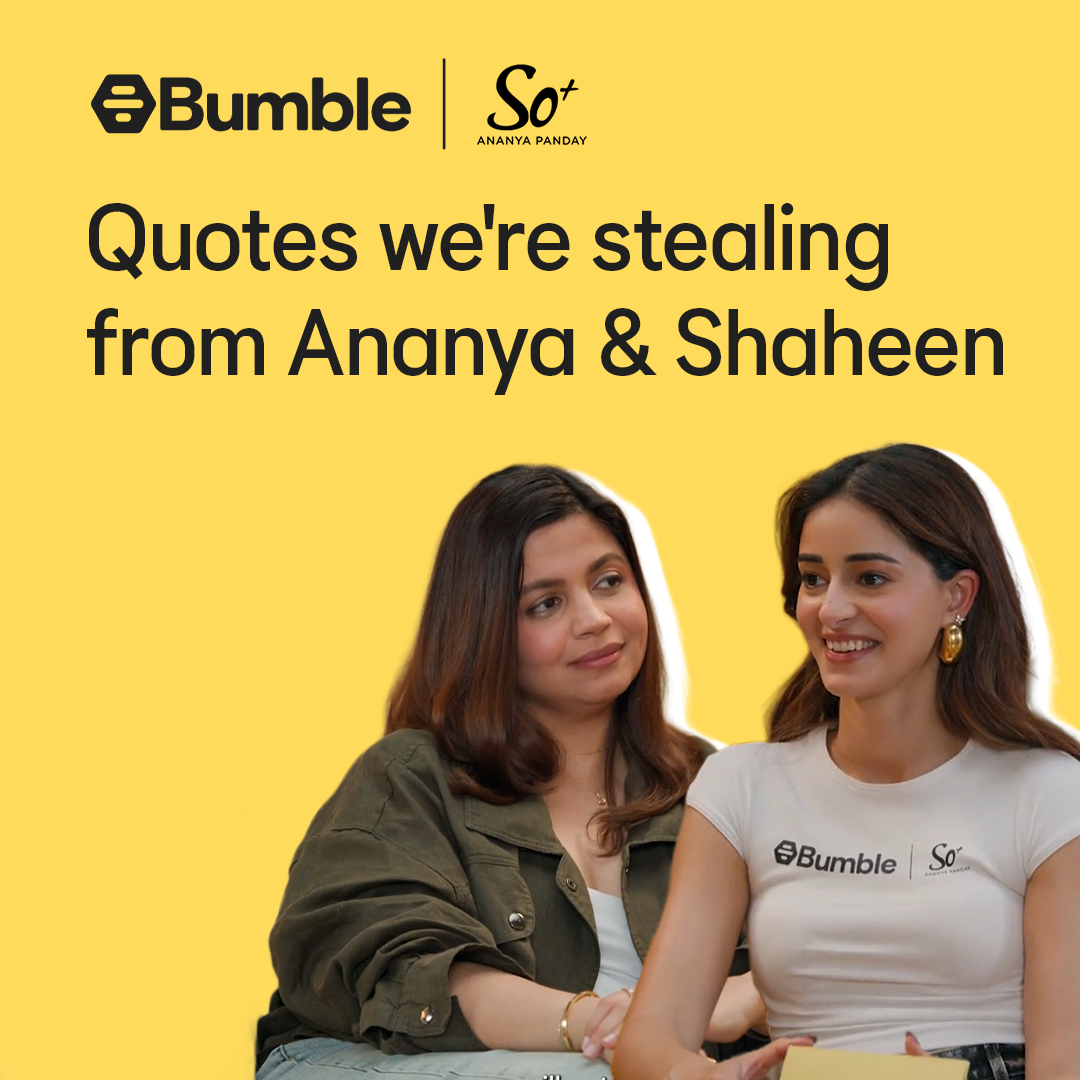 Bumble India Facebook ad: A conversation on overthinking texts and what they…