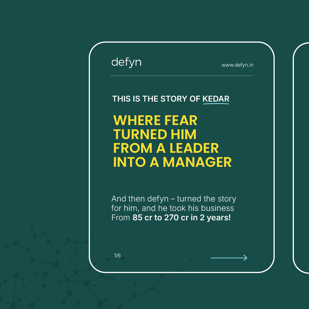 Defyn Facebook ad: Fear didn’t make Kedar weak.