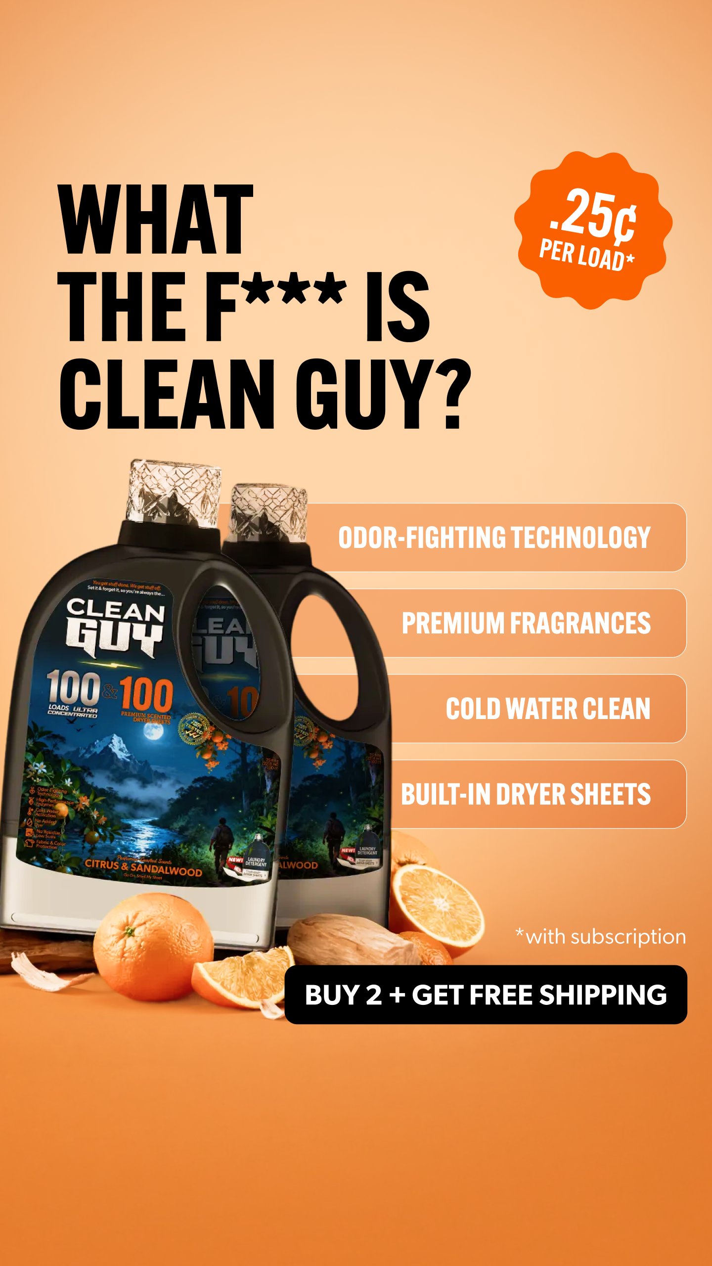 Clean Guy Facebook ad