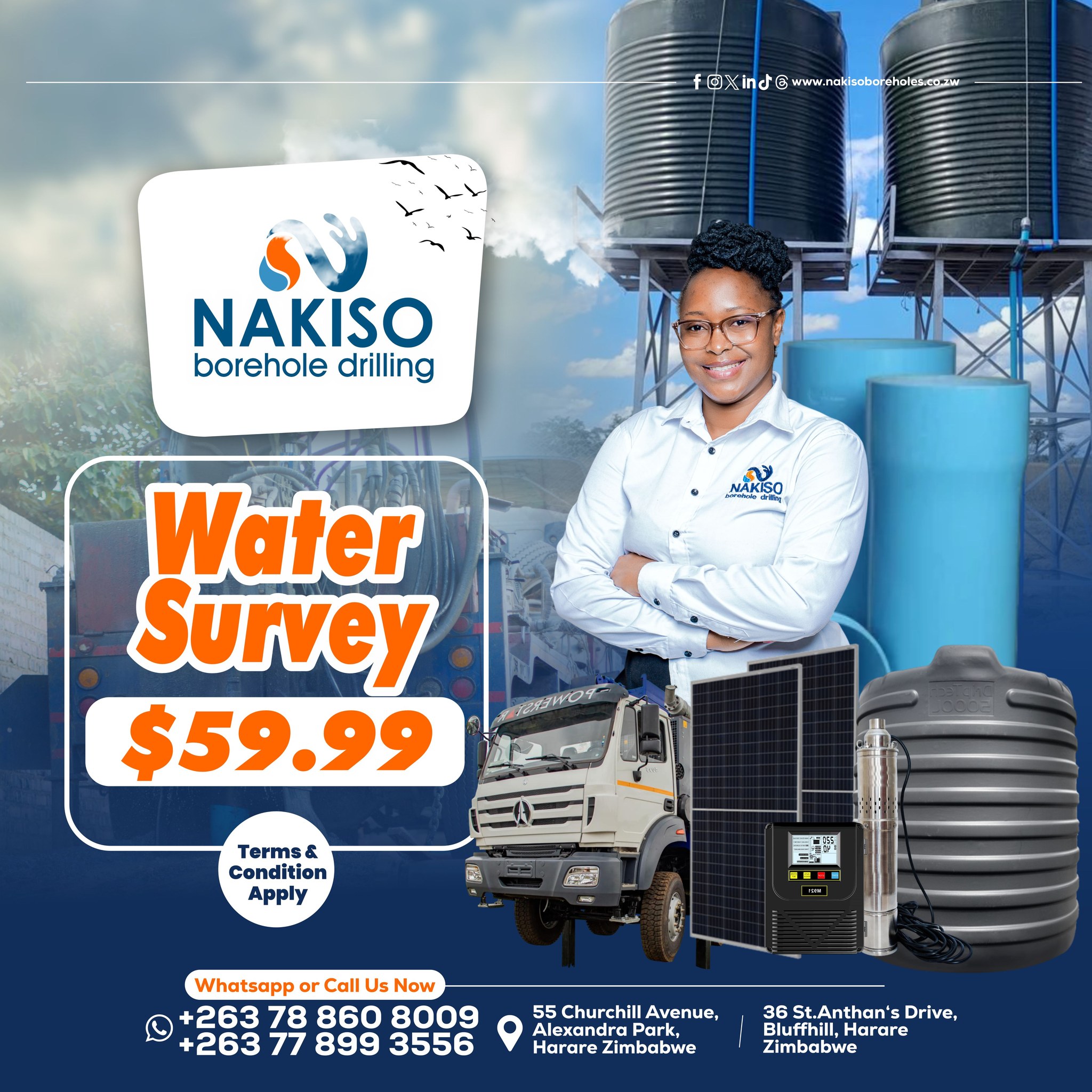 Nakiso Borehole Drilling Facebook ad