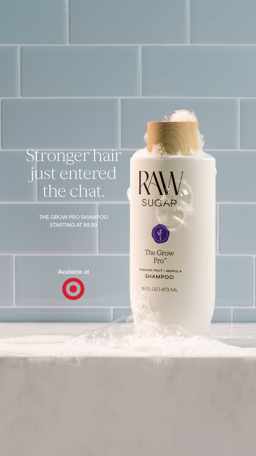 Raw Sugar Facebook ad: The workout your hair has been waiting for.