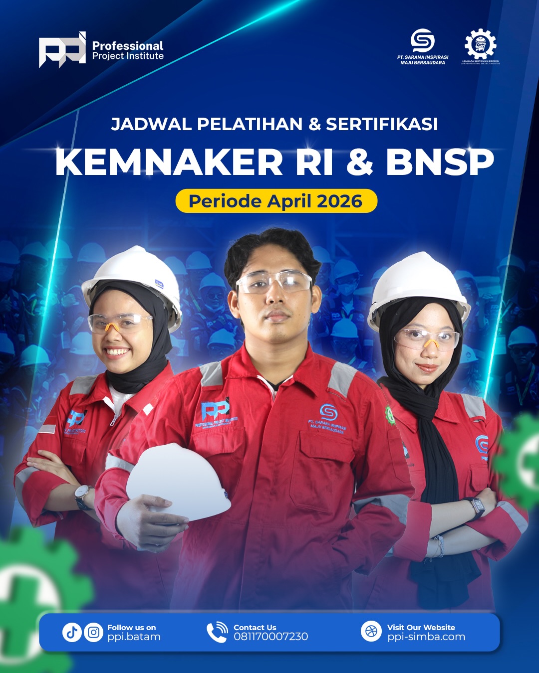Professional Project Institute Facebook ad: JADWAL PELATIHAN DAN SERTIFIKASI KEMNAKER RI & BNSP…