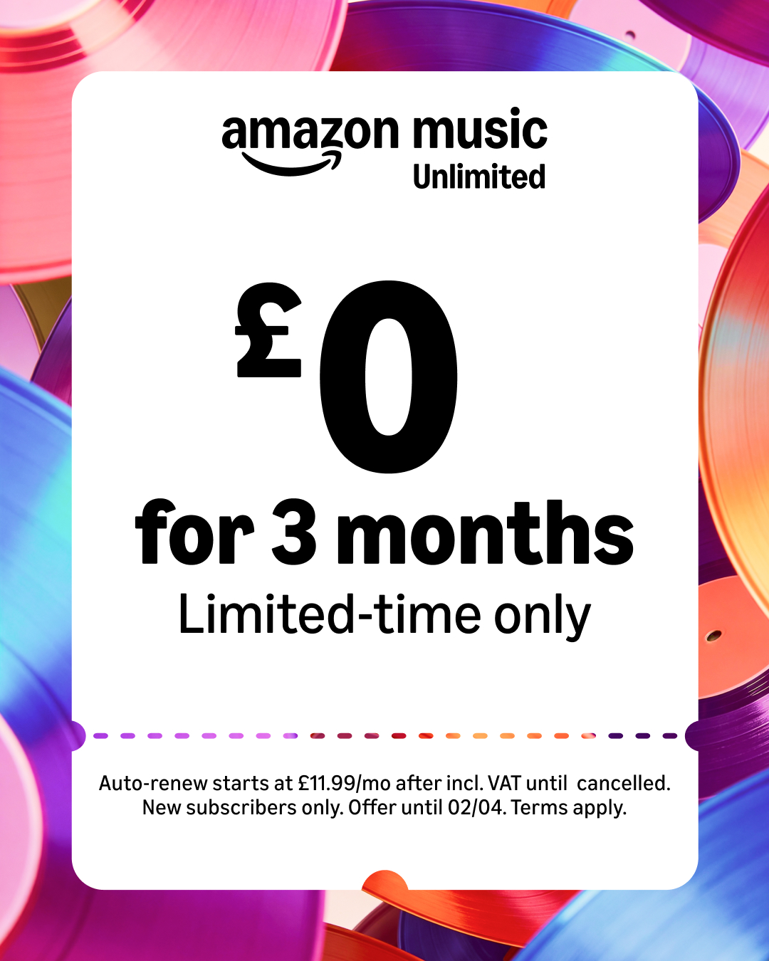 Amazon Music Facebook ad