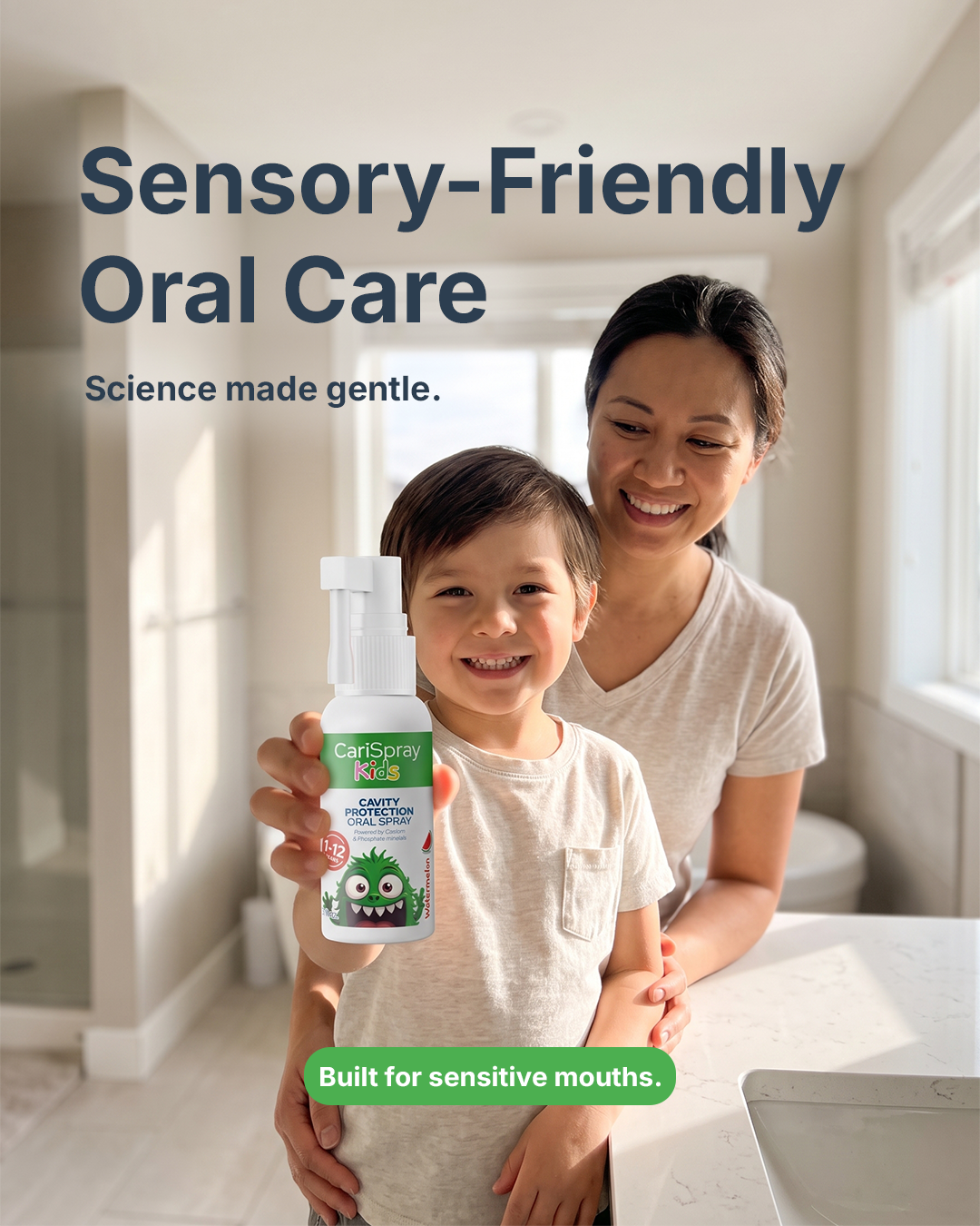 OralAdvance Laboratories Facebook ad: Oral care designed for mouths that hate being touched.