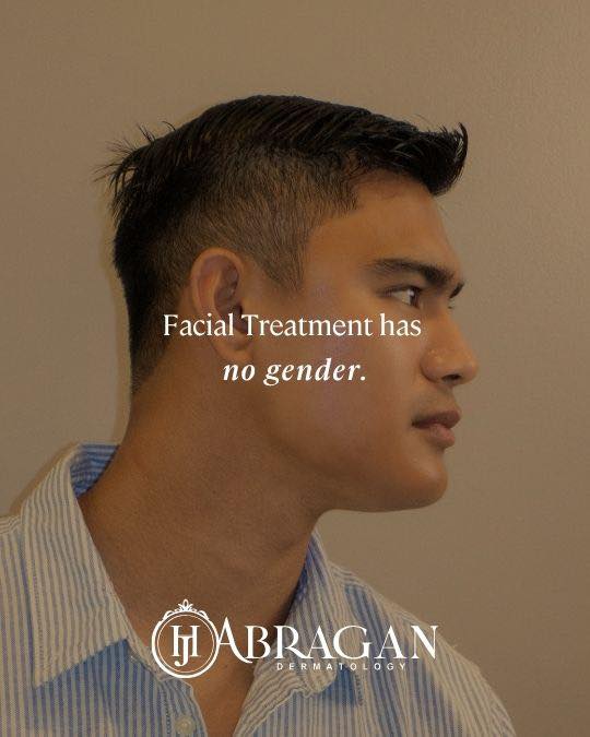 HJ Abragan Dermatology Clinic Facebook ad: πππ‘π-πππ§π πππ¨ π£π€ πππ£πππ§.